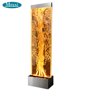 Cảm giác LED ánh sáng bong bóng Ống Acrylic Nước bong bóng Bảng điều chỉnh sàn lớn thường vụ LED bong bóng tường - Product Image 1