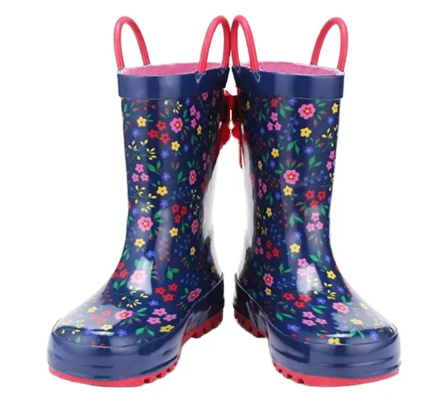 wholesale china merchandise for girl kids very cheap colorful rubber rain boots kid shoes