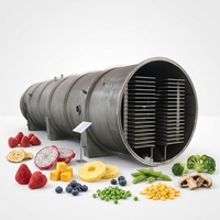 Lyophilisateur industriel pour fruits, légumes et aliments pour animaux de compagnie, machine de lyophilisation