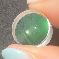 12.7mm Achromatic Doublet Lens With Green Film Focal Length 30mm for DIY Telescope Eyepiece Astronomy Objective Lens D12.7
