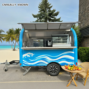 Remolque de Comida Móvil Totalmente Equipado 2025 para Café, Hot Dogs y Comida Rápida, Carrito Galvanizado de Fibra de Vidrio - Product Image 4