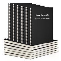Carnets de haute qualité avec logo personnalisé, promotionnels, à spirale, couverture rigide, pour étudiants, école, avec logo