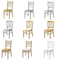 Chaises Chiavari en résine transparente de luxe pour hôtels, mariages, banquets et événements – Vente en gros