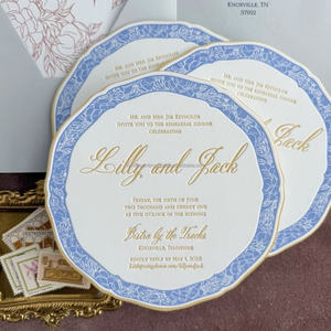 Vanilla Printing Premium Recycled Cotton Paper Greeting <b>Cards</b> Custom Embossed Letterpress Printing Custom Logo for <b>Save</b> <b>Date</b> - Product Image 1