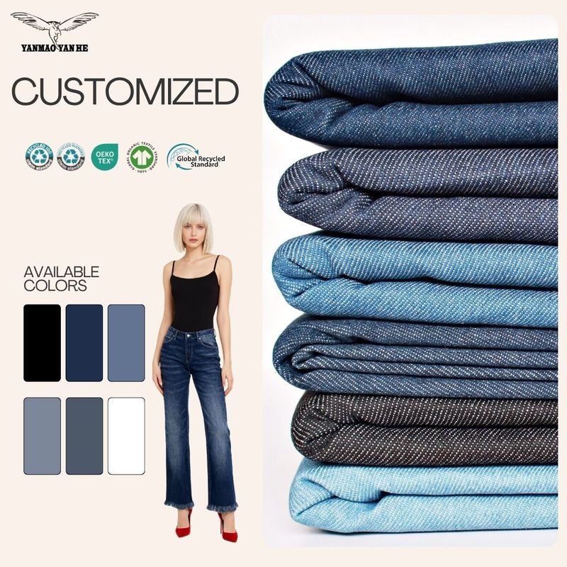 Wholesale Cotton Polyester Spandex Twill Denim