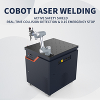 Mesin Las Laser Serat 2000W Lengan Robot Kepala Ganda untuk Fabrikasi Logam Industri Baja Tahan Karat Aluminium