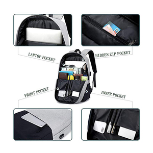 Custom Business Back <b>Pack</b> <b>Bag</b> Laptop Backpacks Men Custom Logo Travel Backpack Waterproof Usb Charging Men's Backpack - Product Image 4