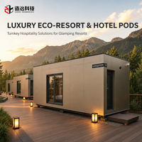 Maison Modulaire Préfabriquée Moderne Certifiée CE, Pod de Luxe pour Glamping, Conteneur Aménagé, Bureau de Jardin, Studio, Cabane de Vie en Kit