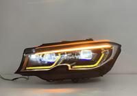 Pour BMW Série 3 G20 G21 G28 19-22 Phare Laser Jaune Blanc Feux de Croisement Feux de Route Feux Antibrouillard Clignotants DRL Phares Avant