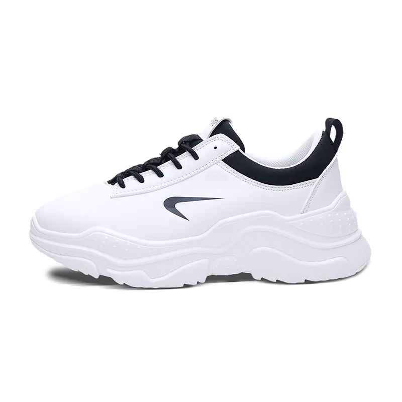 Bianco nuovi stili oem stile alla moda prezzo basso wolking branded by air athletic sneakers scarpe sportive da uomo con suola in tpu