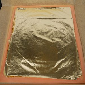 16*16 cm 10000 tờ mỗi hộp vàng đỏ lá tờ mà không liên lá kim loại Craft Foil giấy đồng mạ vàng lá cho bức tranh - Product Image 2