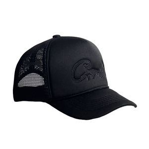 Gorra Trucker Corteiz Blanca de Malla Unisex con Logotipo Bordado, Protección Solar, Tejido de Algodón Transpirable, Estilo Americano de 5 Paneles - Product Image 2