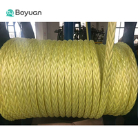 UHMWPE 버진 섬유로 제작된 HMPE 고강도 MBL 포트 견인 로프(예인선, 조선소, 항구 작업 및 해양 서비스용)