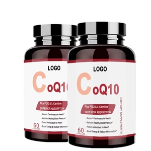 Servicio OEM, Coenzima Q10 Soluble en Agua, Suplemento para el Cuidado de la Salud, Coenzima Cq10, Cápsulas de 400 mg para un Corazón Saludable - Product Image 1