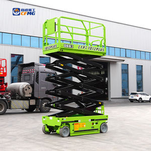 Harga Platform Pengangkat Gunting Otomatis Bertenaga Baterai CFMG 10m/500kg untuk Pekerjaan di Ketinggian - Product Image 6