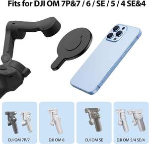 Soporte Magnético para Teléfono Aerbeis <span class=keywords><strong>OM</strong></span> para <span class=keywords><strong>DJI</strong></span> Osmo Mobile 7/<span class=keywords><strong>OM</strong></span> 6/<span class=keywords><strong>SE</strong></span>/<span class=keywords><strong>OM</strong></span> 5/<span class=keywords><strong>OM</strong></span> <span class=keywords><strong>4</strong></span> <span class=keywords><strong>SE</strong></span>/<span class=keywords><strong>OM</strong></span> <span class=keywords><strong>4</strong></span> Dual SIM Android 8.1, Adaptador de Liberación Rápida - Product Image 3