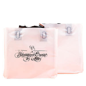 Bolsas de Plástico Personalizadas con Logotipo Impreso, Bolsas de Compras de Plástico PE Resistentes con Asa Suave <span class=keywords><strong>para</strong></span> Ropa, <span class=keywords><strong>Zapatos</strong></span>, Regalos y Empaque de Boutique - Product Image 2