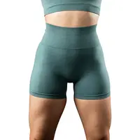 Alphalete-pantalones cortos de motorista Amplify para mujer, mallas cortas con realce de glúteos, sin costuras, 4,5"
