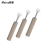 Amortisseur hydraulique à fermeture douce et silencieuse - Rebondisseur en acier inoxydable et plastique pour meubles de maison et couvercles de poubelles