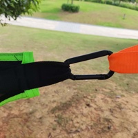 IRONDONKEY Outdoor Camping Dreieck Hängematte Tragbare Hängematte für mehrere Personen 3-Punkt-Designkapazität Geeignet für Reisen