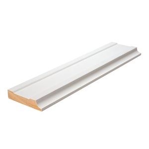 Hiện đại bóng trắng primed <span class=keywords><strong>architrave</strong></span> radiata Pine Bảng điều chỉnh khuôn rắn gỗ vương miện đúc nội thất trong nhà biệt thự sử dụng linh hoạt - Product Image 1