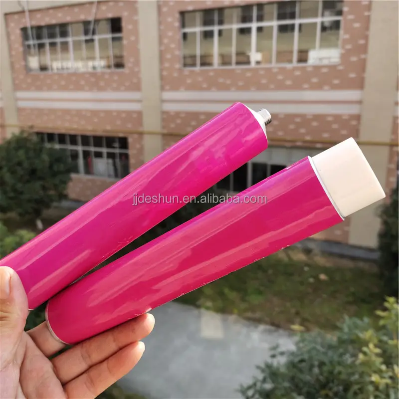 Customized 150ml Aluminum Tubes Hand Cream Cosmetic Squeeze 5 oz Collapsible Tube with Plastic Wide-diameter Screw Cap