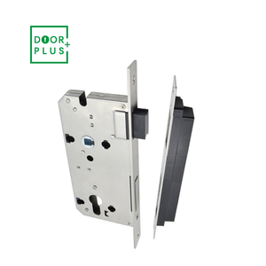ตัวล็อคแม่เหล็กสแตนเลส Doorplus ขนาด 168 มม. แบบยูโร สำหรับประตูไม้ พร้อมกุญแจปลดล็อค ป้องกันการโจรกรรม ใช้กับมือจับประตูแบบดึงและแบบเลื่อน - Product Image 1