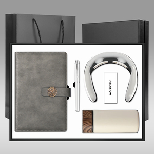 Custom Luxury A5 Notebook Set Hardcover PU Business Journal with Pen Thermos Cup &amp; Gift Box Graduation <strong>Promotion</strong> Multiple Colors - Product Image 5