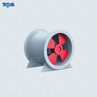Ventilateur de gaine en ligne à flux mixte à faible bruit, haute efficacité et revêtement anticorrosion pour restaurants, usines de fabrication et hôtels