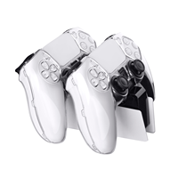 Coque de protection transparente pour manette PS5, étui de protection en cristal transparent pour PC