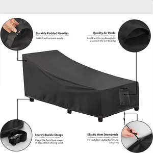 Couverture imperméable extérieure pour chaise <span class=keywords><strong>de</strong></span> <span class=keywords><strong>jardin</strong></span> et <span class=keywords><strong>salon</strong></span> <span class=keywords><strong>de</strong></span> plage anti-poussière et <span class=keywords><strong>protection</strong></span> solaire Caractéristique résistante à l'eau - Product Image 5