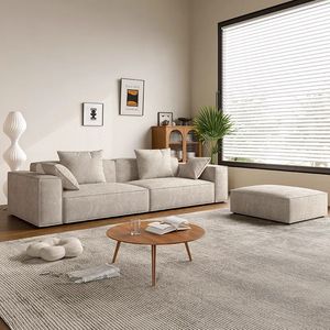 Set di <span class=keywords><strong>Divani</strong></span> Moderni e Minimalisti per Soggiorno, Forma a L, 2-3 Posti, Design Sezionale per Interni, Compresso e Sottovuoto - Product Image 4