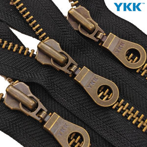 Vente d'usine <span class=keywords><strong>YKK</strong></span> #<span class=keywords><strong>8</strong></span> #5 Bronze Métal Zipper Open-end Haute Qualité Longueur Personnalisée pour Vêtements Veste Pantalon Jeans - Product Image 6