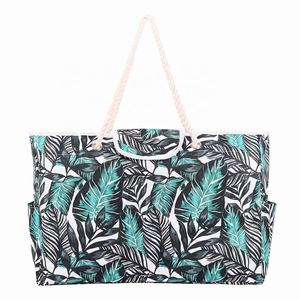 Bolso de Mano Casual Oxford para Mujer, Nuevo Modelo 2025, Ecológico, con Cierre de Cremallera, para la Playa o Compras, Verano - Product Image 3