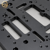 Plaque de base d'instrument de précision en aluminium découpée au laser OEM, pièce de métrologie découpée au laser CNC