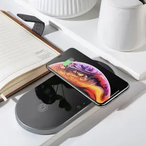Wireless Charger Phone Charging Pad Cup Warmer Thermostat Warm Cup Mat Pad Household Hot Milk Coffee Mug Warmer
