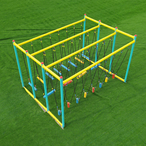 Manèges de parc d'attractions, aire de jeux extérieure, pont en bois massif, équipement de divertissement pour la plage, à vendre - Product Image 1