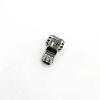 Borne de connexion rapide à enfiler T2 1 pôle, modèle 10A 300V, contacts en cuivre, boîtier en laiton nickelé pour applications automobiles