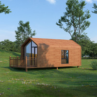 Maison préfabriquée en acier portable, mini-appartement modulaire, maison conteneur résistante aux intempéries pour hôtel et villa
