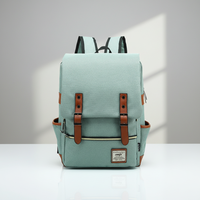 Sac à dos de voyage décontracté vintage Oxford 2026 avec logo personnalisé, grande capacité, pour étudiants et professionnels, idéal pour ordinateur portable