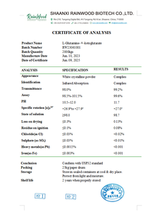 Rainwood L-Arginin-Alpha-Ketoglutarat Lebensmittelqualität <span class=keywords><strong>AAKG</strong></span> 99% Alpha-Ketoglutarat-Pulver AKG Alpha-Ketoglutarat - Product Image 2