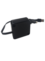 Câble USB rétractable unidirectionnel de type C de haute qualité, 0,9 m, électronique grand public, DYH-1706, bobine de câble USB-C