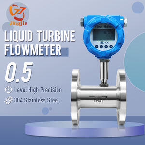 Akurasi tinggi Ss304 Ss316l meteran aliran turbin <span class=keywords><strong>Gas</strong></span> cair harga rendah 24v Rs485 pengukur aliran turbin benang Franged minyak air laut uap - Product Image 2