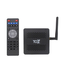 Set-Top Box TOX1 S905X3, Android 9.0, DDR3, 4GB+32GB, Pemutar Jaringan