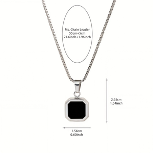 Collana con Ciondolo Cubo Personalizzato in Acciaio Inossidabile Placcato Oro 18K, Sensibile alla Temperatura e Cambia Colore, con Nome Inciso al Laser - Product Image 3