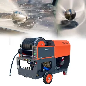 37HP Dual Cylinder Gasoline Sewer Dredging Machine Cleans 13 Feet Of Sewer And Drainage Ditch