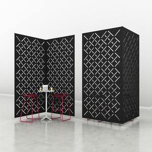 Fabrication de panneaux muraux acoustiques absorbants Panneaux de feutre acoustique en polyester Panneau mural insonorisé pour animaux de compagnie Cloison de bureau - Product Image 2