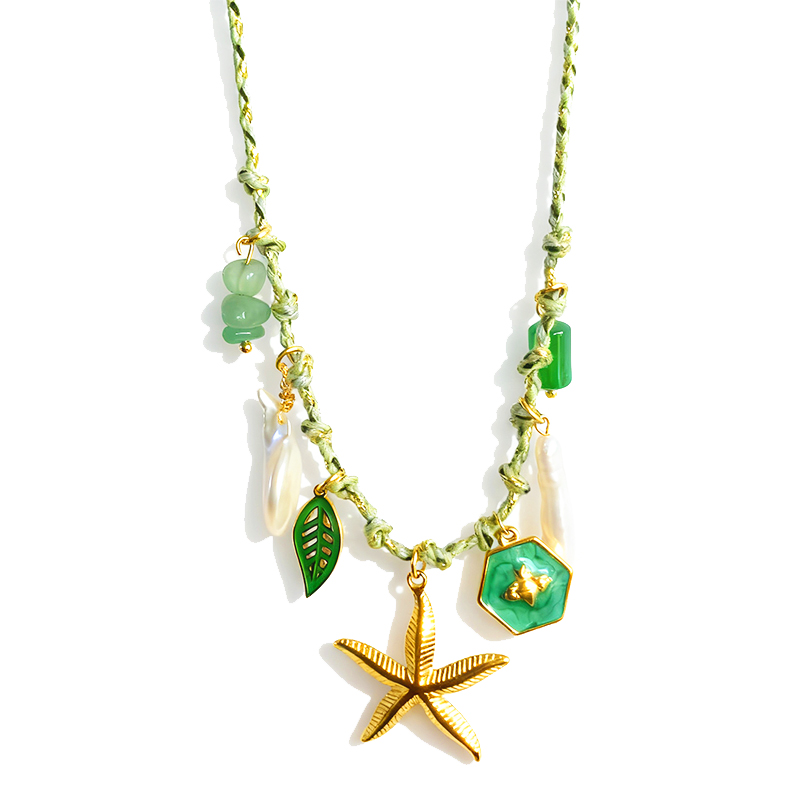 Collana di perle stella marina