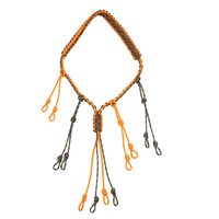 Cordon de chasse portable et durable en nylon imperméable, multi-outils, pour leurre d'oiseaux sauvages, sifflet de chasse, et attache pour le appel de canard des chasseurs