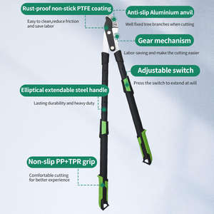 Vườn cắt tỉa <span class=keywords><strong>Shears</strong></span> 7.5in Blade lopping <span class=keywords><strong>Shears</strong></span> nhiệm vụ nặng nề cây pruner chống gỉ sắc nét lưỡi thép cây chi tông đơ - Product Image 5